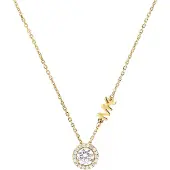 Michael Kors Premium 925 Sterling Zilver Goudkleurige Collier MKC1208AN710 (Lengte : 40.50 - 45.50 cm)