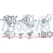Nissens Lader, Aufladung 93872 für Mercedes