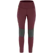 Fjällräven Stretch-Leggings Women Abisko Varm Trekking Tights Port-Iron Grey-M