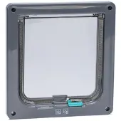 Karlie Katzenklappe mit 2-Wege-Verschluss - grau: B 20 x H 19,2 cm