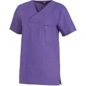 Leiber Schlupfkasack, kurzarm, unisex, lila 08/769/33-ll , Größe: II (Damen 42/44 = L, Herren 48/50 = M)