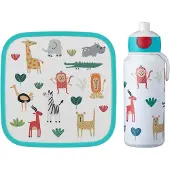 Mepal Lunchbox "Lunchset XL Campus (2025)", bunt (animal friends), B:2cm H:2cm L:2cm, Lebensmittelaufbewahrungsbehälter, Lunchbox, Spülmaschinenfest