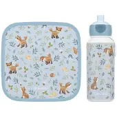 Mepal Lunchbox "Lunchset XL Campus (2025)", bunt (forest friends), B:2cm H:2cm L:2cm, Lebensmittelaufbewahrungsbehälter, Lunchbox, Spülmaschinenfest