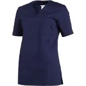 Leiber Kasack Schlupfjacke 08/1249/04, Damen, marine, kurzarm, waschbar bis 60 °C, Größe 50/52