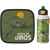 Mepal Lunchbox "Lunchset XL Campus (2025)", grün (dino), B:2cm H:2cm L:2cm, Lebensmittelaufbewahrungsbehälter, Lunchbox, Spülmaschinenfest
