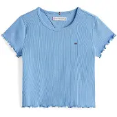 Tommy Hilfiger T-Shirt Essential KG0KG08590 Himmelblau Regular Fit