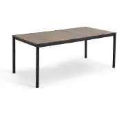 Keter 260574, Schwarz, Holz, Metall, Kunststoff, Rechteckige Form, 4 Bein(e), 8 Stück(e), 2000 mm