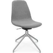 Topstar Konferenzsessel Sitness Life 1.1, dreh-/sitzhöhenverstellbar, ohne Armlehnen, B 460 x T 390 x H 450-480 mm, 4-Fußgestell, Alu matt & Stoff, h.grau