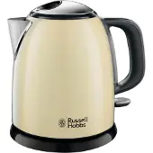 Russell Hobbs Wasserkocher, 1,0 l, Edelstahl Creme, Schnellkochfunktion