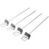 Char-Broil Grillspieße Edelstahl 35,5 x 4,5 x 4 cm 4 Stück