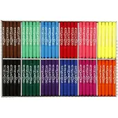 Creativ Company 37345, Schwarz, Blau, Braun, Grün, Rot, Violett, Gelb