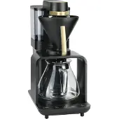 Melitta 1024-11, Filterkaffeemaschine, Eingebautes Mahlwerk, 1515 W, Schwarz, Silber
