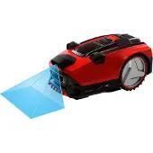 Einhell Power X-Change Mähroboter FREELEXO CAM 500 (rot/schwarz, Li-Ion Akku 3,0Ah, Kamera + Sensor)