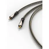 Avinity Digitales Cinch-Kabel, 1 Stecker - 1 Stecker, Gewebe, vergoldet, 1 m