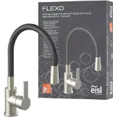 Eisl Küchenarmatur FLEXO, biegsamer Wasserhahn Küche mit Wassersparfunktion, Mischbatterie Küche