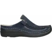 Wolky Clogs Roll Slide Antique Blue Damen-Schuhgröße 36