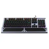 Inca IKG-444, Volle Größe (100%), Kabelgebunden, USB, Mechanischer Switch, RGB-LED, Grau