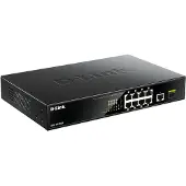 D-Link DGS-1010MP, Layer 2 unmanaged 10 Gigabit port Switch with PoE