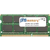 PHS-memory 4GB RAM Speicher für Supermicro X11SBA-LN4F-B DDR3 SO DIMM 1600MHz PC3L-12800S (SP376269)