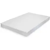 Neu.haus Kaltschaummatratze 140 x 200 cm atmungsaktiv Allergiker geeignet fest mit abnehmbarem Bezug Weiß