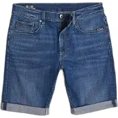G-Star 3301 Slim Denim Shorts - Mittelblau - Herren - 26