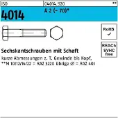 Reyher Sechskantschraube ISO 4014 m.Schaft M 14 x 65 A 2 (- 70)