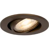 QAZQA Smarter Einbaustrahler Dunkelbronze Kippbar Inkl. Wifi GU10 50mm - Cisco