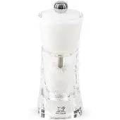 Peugeot Salzmühle MOLÈNE 14cm Weiß Acryl-ABS Stahlmahlwerk Gewürzmühle