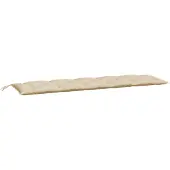 vidaXL Gartenbank-Auflage Beige 180x50x7 cm Oxford-Gewebe
