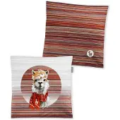 Irisette Dekokissen "Soft-Set 8956", rot, B:45cm L:45cm, Obermaterial: 100% Polyester, Dekokissen_Sitzkissen_Kissenhüllen, Dekokissen, kuschelig weich