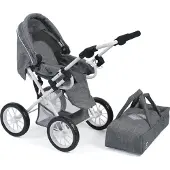 Bayer Kombi-Puppenwagen "Leni Jeans Grey"