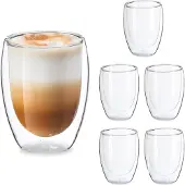 Relaxdays Latte Macchiato Gläser