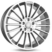 KESKIN 17 Zoll Alufelge KT15 17"x7.00" 5x112 PCD ET38 66.6mm Felge PALLADIUM FRONT Poliert