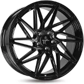 KESKIN KT20 Future black painted 8x18 ET30 - LK5/100 ML57.1 Felge Alu