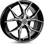 KESKIN 18 Zoll KESKIN KT19 5x120 ET35 Alufelgen BLACK FRONT POLISH