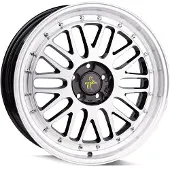 KESKIN 19 Zoll KT22 5x100 ET30 Alufelgen BLACK FRONT POLISH