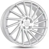 KESKIN 18 Zoll KT17 5x112 ET45 Alufelgen SILVER FRONT POLISH