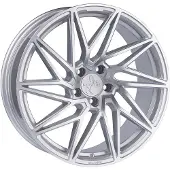KESKIN KT20 Future silver front polish 8.5x19 ET45 - LK5/112 ML72.6 Felge Alu