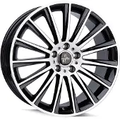KESKIN 19 Zoll KESKIN KT18 5x112 ET30 Alufelgen BLACK FRONT POLISH