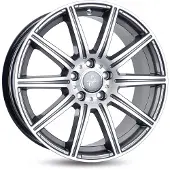 KESKIN KT16 Dynamic palladium front polish 8.5x19 ET45 - LK5/112 ML66.6 Felge Alu