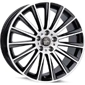 KESKIN KT18 Turbo black front polish 9.5x20 ET35 - LK5/120 ML72.6 Felge Alu