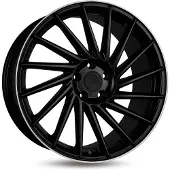KESKIN 19 Zoll KT17 5x112 ET30 Alufelgen MATT BLACK LIP POLISH