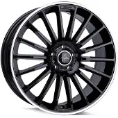 KESKIN KT15 SPEED schwarz polished lip 8.5Jx20 5x120 ET30