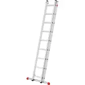 Hailo Profistep Duo 7209-007 Teleskopleiter 2x9 Stufen