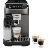 De'Longhi Kaffeevollautomat Magnifica Plus ECAM 320.70, für Bohnen/Pulver, 1450 W, bis 1,9 l/250 g, LatteCrema Hot System, Touchdisplay, titanfarben