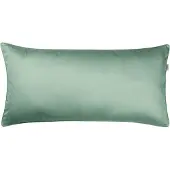 Schöner Wohnen Kollektion Schöner Wohnen Satin-Kissenbezug einzeln Pure Farbe salbei Größe 40x80cm