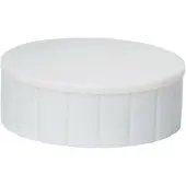 MAUL Solidmagnete, ø 38 x 15,5 mm, 10 Stück, weiß