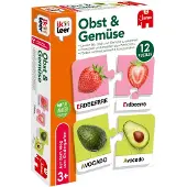 Jumbo Ich lerne - Obst & Gemüse, 3 Jahr(e), Karton, Mehrfarbig
