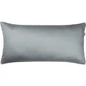 Schöner Wohnen Kollektion Schöner Wohnen Satin-Kissenbezug einzeln Pure Farbe grau Größe 40x80cm