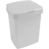Sunware Delta Prullenbak Met Klep 10L Wit